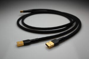 Master 20 core Dual Headed pure Silver USB A-B interconnect cable by Lavricables