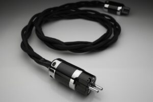 Grand 30 core pure solid Silver mains EU US carbon power cable by Lavricables