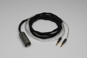 Master pure Silver Sennheiser HD700 multistrand litz awg22 upgrade cable by Lavricables
