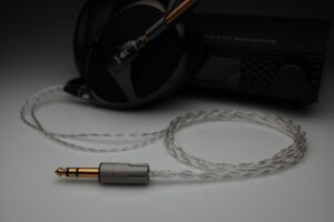 Ultimate pure Silver multistrand litz Audeze LCD2 LCD3 LCDX LCD4 headphone upgrade cable by Lavricables
