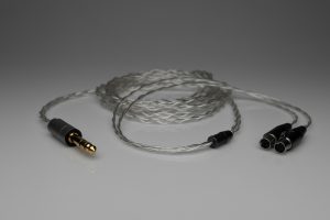 Ultimate pure Silver Audeze LCD-2 LCD-3 LCD-X LCD-4 LCD-XC MX4 LCD-4Z LCD-5 MM-500 multistrand litz awg24 headphone upgrade cable by Lavricables