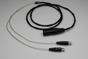 Ultimate pure Silver Kennerton THEKK Thror Odin Thridi WODAN Vali Stor multistrand litz awg24 headphone upgrade cable by Lavricables