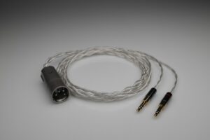 Master pure Silver Beyerdynamics T1 T5 AK T5p 2nd gen v2 multistrand litz awg22 headphone upgrade cable by Lavricables