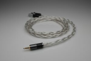 Grand pure Silver awg20 multistrand litz MrSpeakers DCA E3 Dan Clark Audio Stealth Expanse Ether Flow C Aeon Alpha Dog Alpha Prime headphone upgrade cable by Lavricables