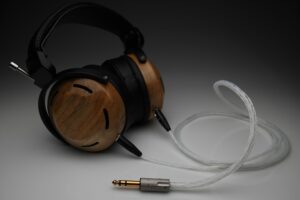 Master pure solid Silver ZMF Aeolus Eikon Atticus Verite Auteur headphone upgrade cable by Lavricables
