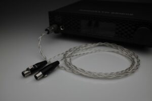 Ultimate pure Silver Erzetich Mania Phobos multistrand litz awg24 headphone upgrade cable by Lavricables