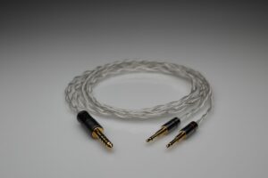 Ultimate pure Silver Acoustic Research AR-H1 multistrand litz awg24 headphone upgrade cable by Lavricables