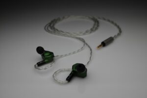 Reference pure multistrand silver Westone W4R UM3X UM3RC ES3 iem 2 pin upgrade cable by Lavricables