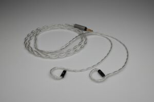 Master pure silver awg22 multistrand litz Westone W4R 64 Audio InEar StageDiver iem 2 pin upgrade cable by Lavricables