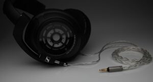 Master pure Silver awg22 multistrand litz Sennheiser HD800 HD800s HD820 HD8xx headphone upgrade cable by Lavricables