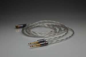 Grand pure Silver awg20 multistrand litz Abyss Diana headphone upgrade cable by Lavricables