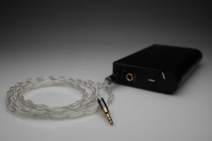 Master pure Silver Hifiman HE-R10D HE-R10P multistrand litz awg22 headphone upgrade cable by Lavricables