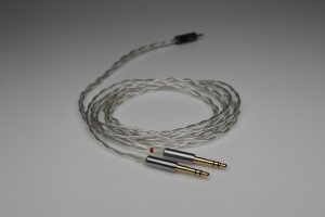 Ultimate pure Silver Meze 99 multistrand litz awg24 headphone upgrade cable by Lavricables