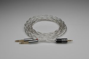 Ultimate pure Silver Meze 99 multistrand litz awg24 headphone upgrade cable by Lavricables