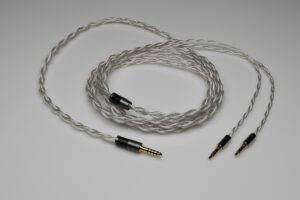 Grand pure Silver awg20 multistrand litz Camerton Audio Binom-ER headphone upgrade cable by Lavricables